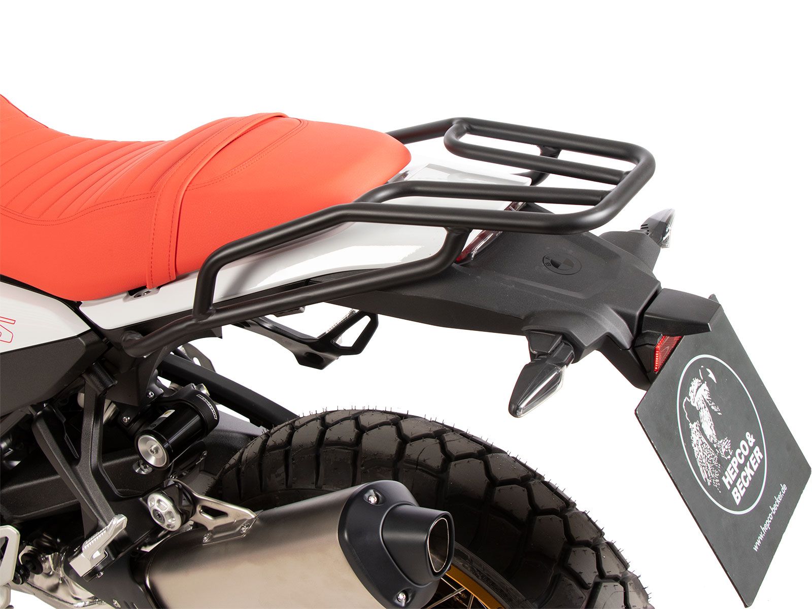Buisvormig bagagerek zwart voor BMW R 12 G/S (25-) Hepco & Becker