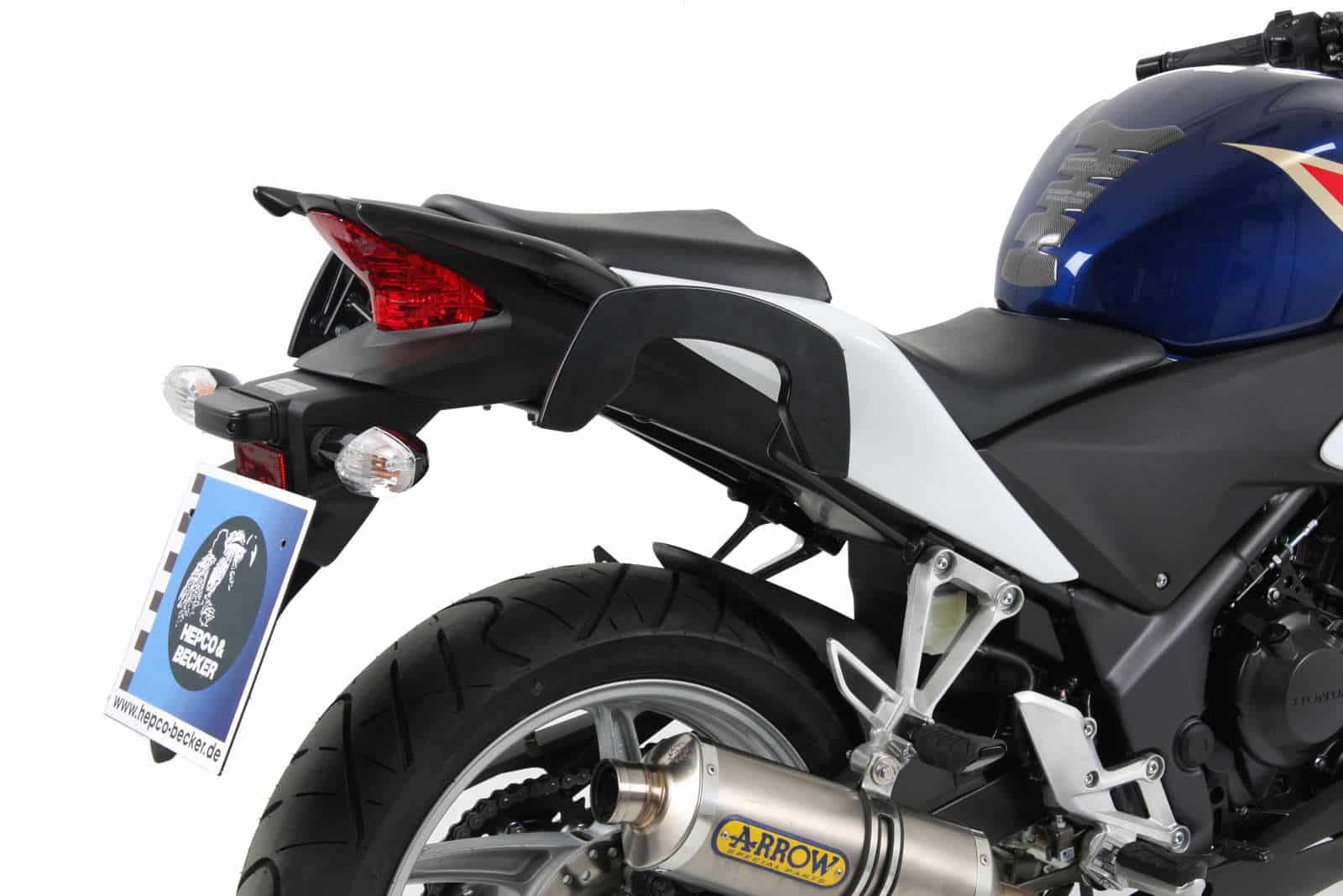 C-Bow zijdrager zwart voor Honda CBR 250 R (11-15) Hepco & Becker