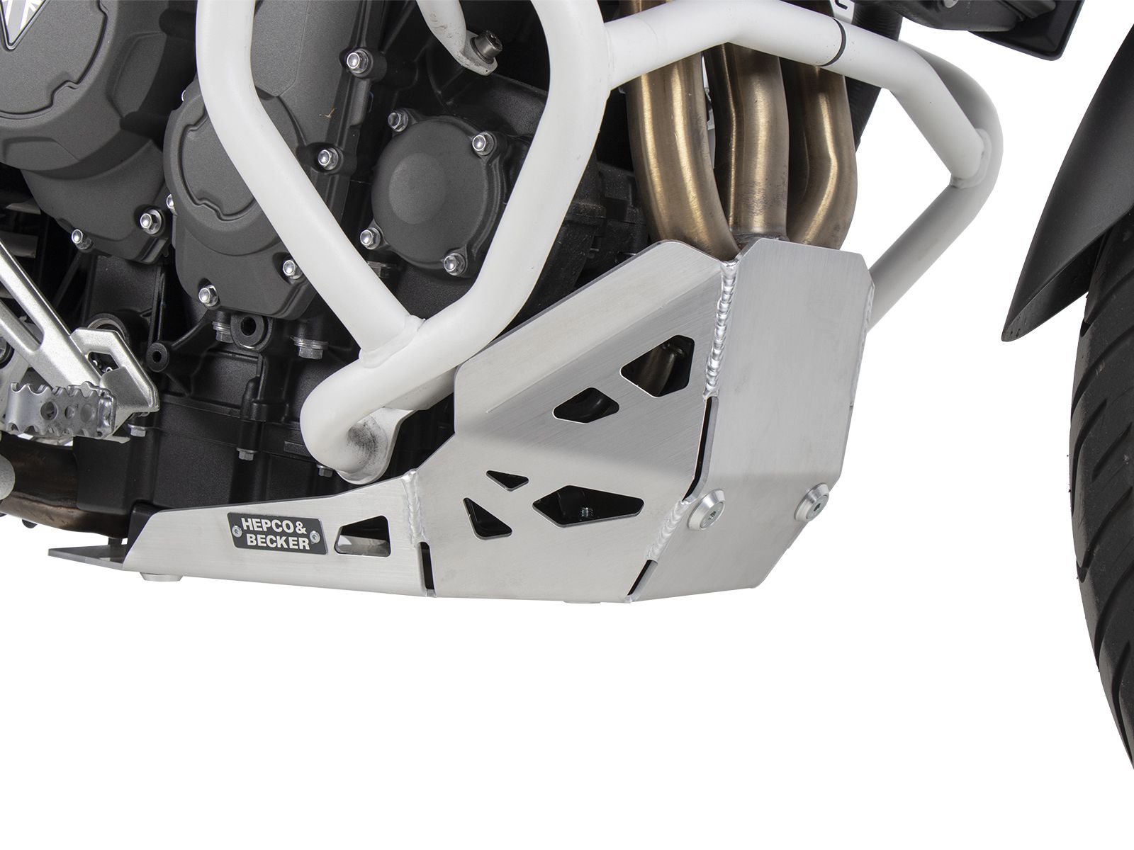 Motorbeschermplaat aluminium voor Triumph Tiger 900 GT / Pro (24-) Hepco & Becker