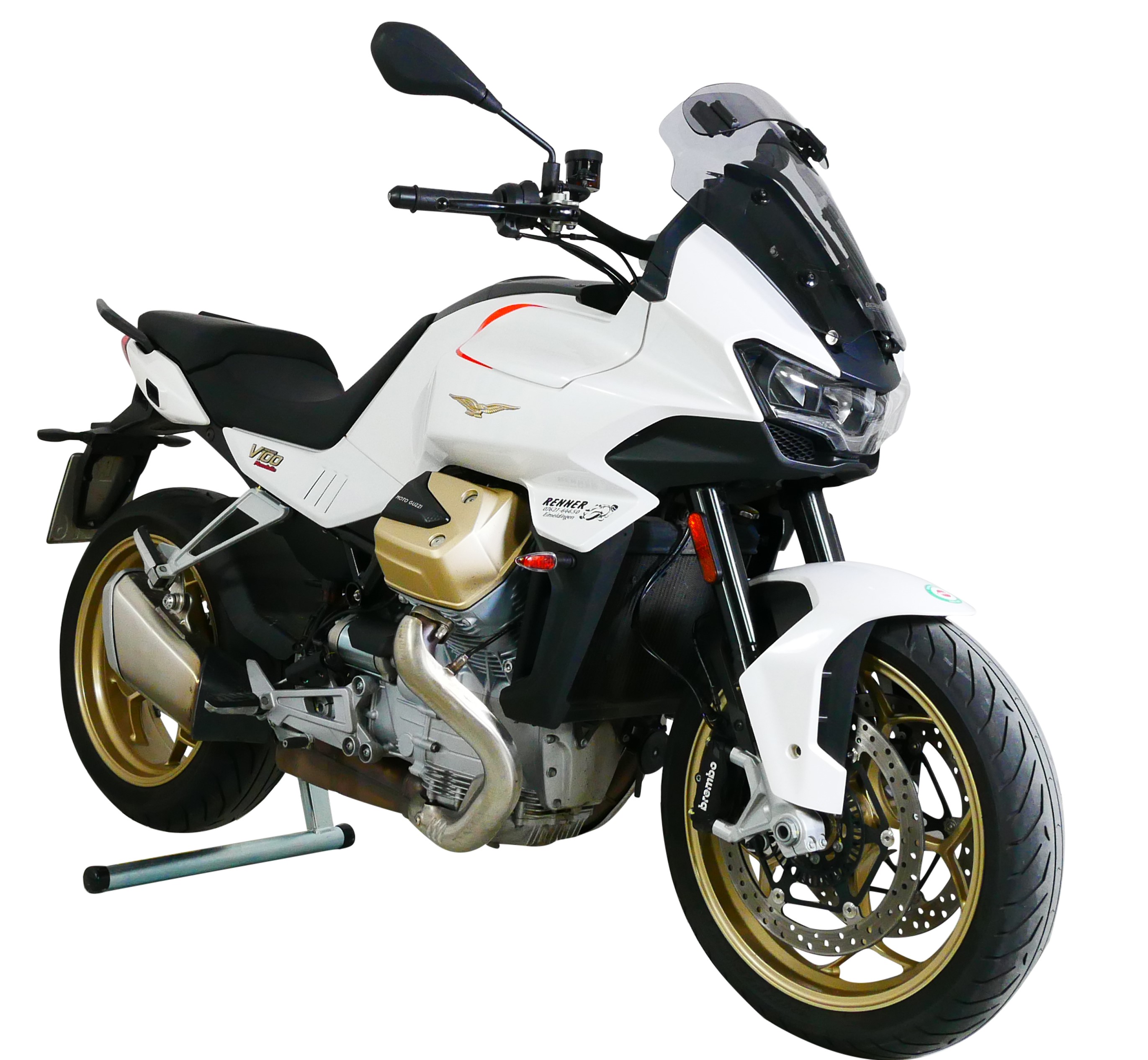 Windscherm Touring Vario MRA  "VTM" voor Moto Guzzi V100 Mandello