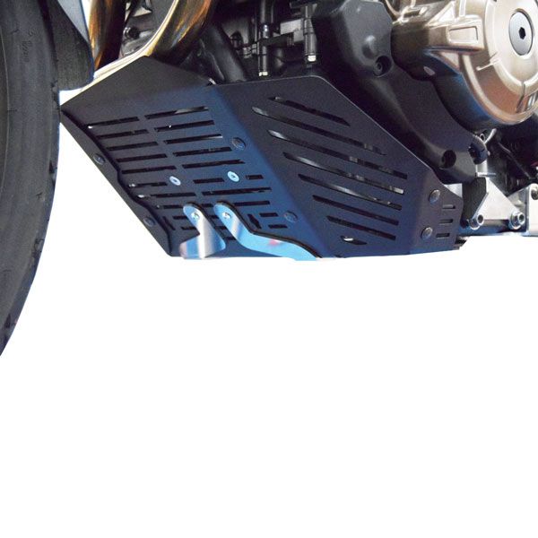 Aluminium motorbeschermplaat voor Honda CRF 1000 L Africa Twin, zwart