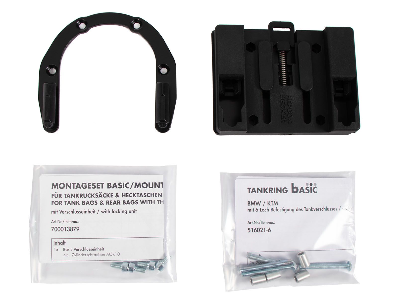 Basistankring incl. tanktasvergrendeling voor Ducati Hypermotard 950 /SP (19-)