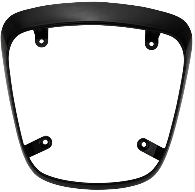 Frame-achterlicht voor Vespa Primavera/Sprint 50-150cc ('18-), glanzend zwart