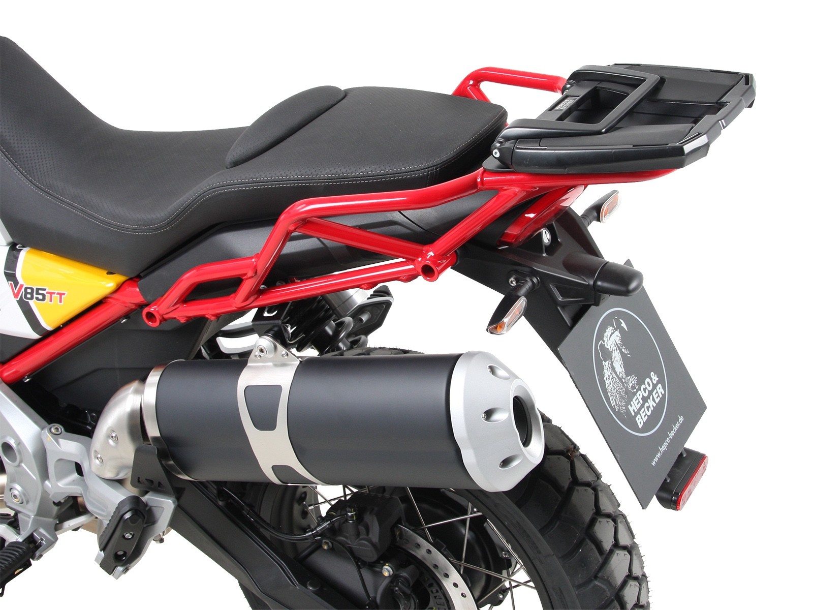 Easyrack Topcaseträger zwart voor V85 TT (Bj.19-) Hepco & Becker
