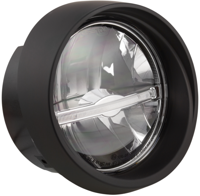 Koplamp LED voor Vespa Primavera 50-150cc 2T/4T (-'18), mat zwart