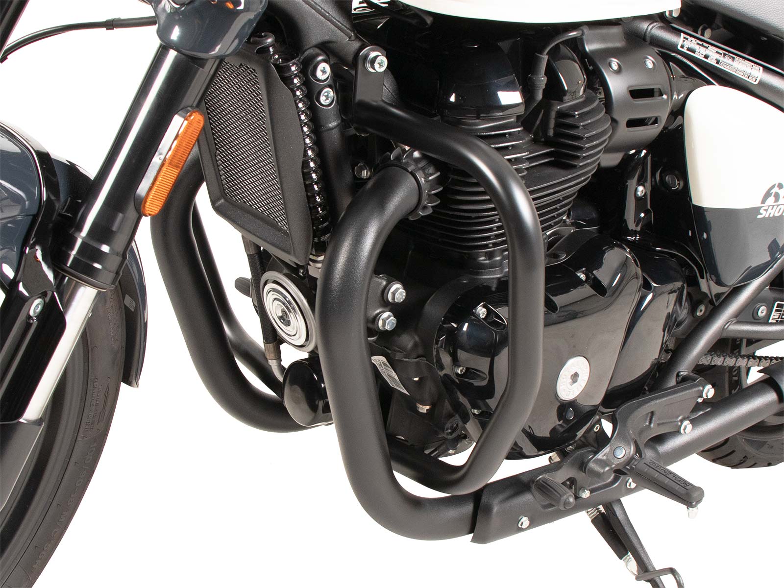 Motorbeschermer zwart voor Royal Enfield Shotgun 650 (24-) Hepco & Becker