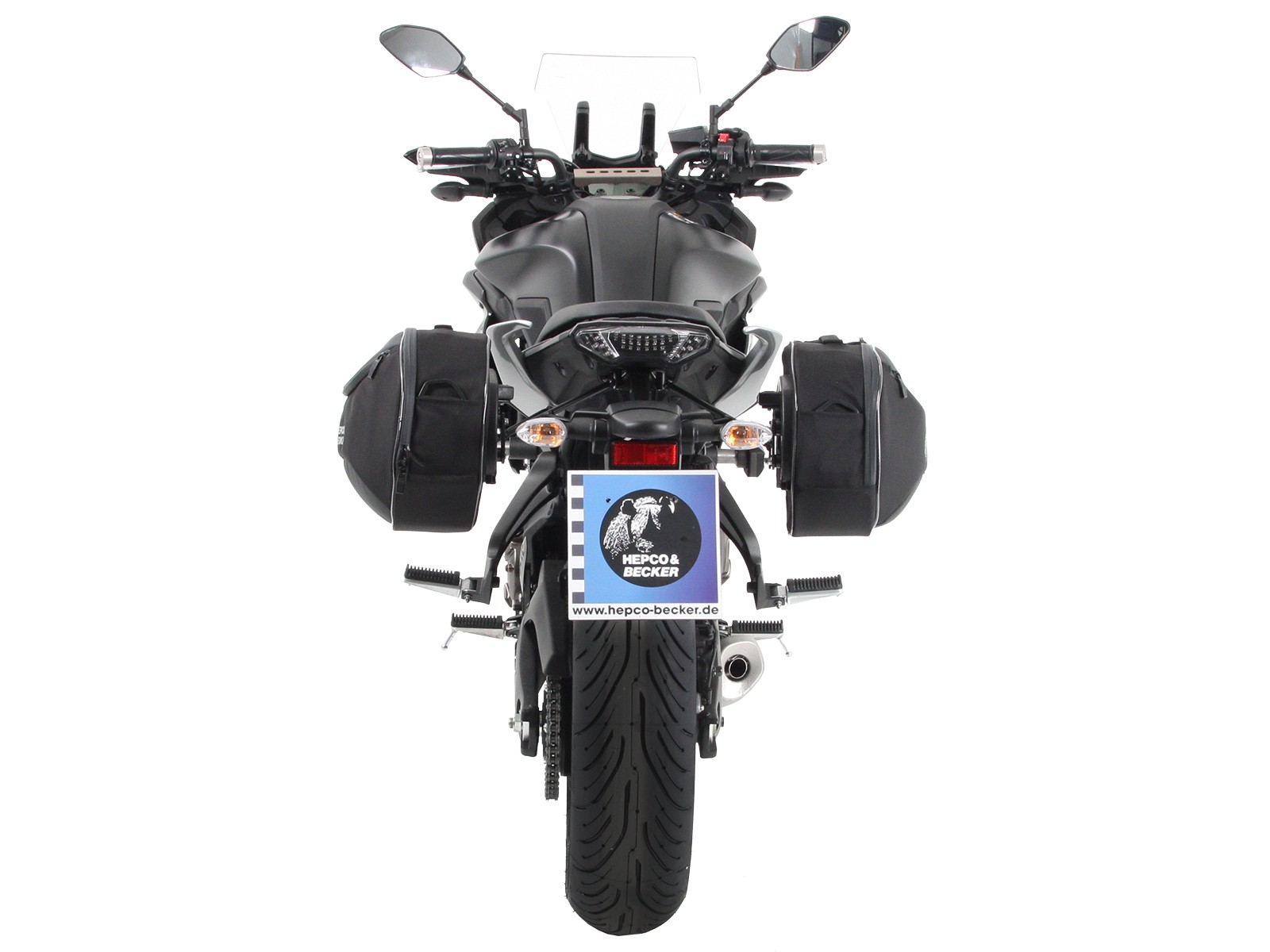 C-Bow zijdrager zwart voor Yamaha Tracer 700 / Tracer 700 GT (Bj.16-) Hepco & Becker