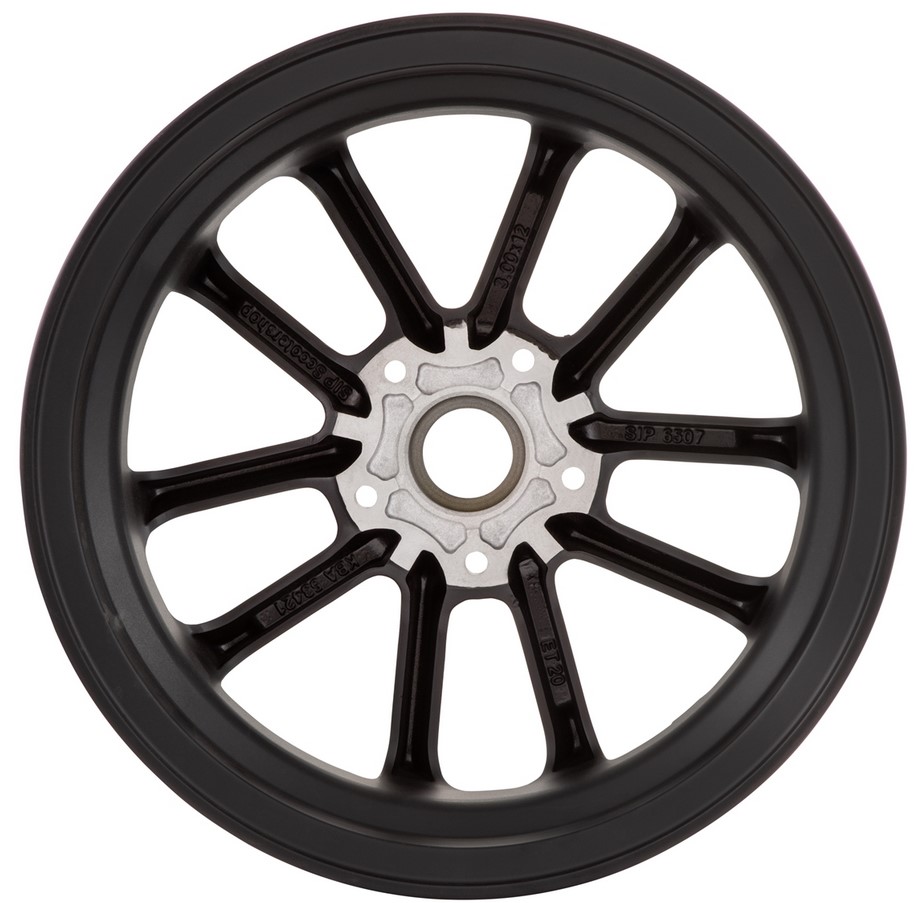 Velg voor/achter 12" voor Vespa GTS/GTS Super/GTV/GT 60/GT/GT L 125-300cc, zwart/geel
