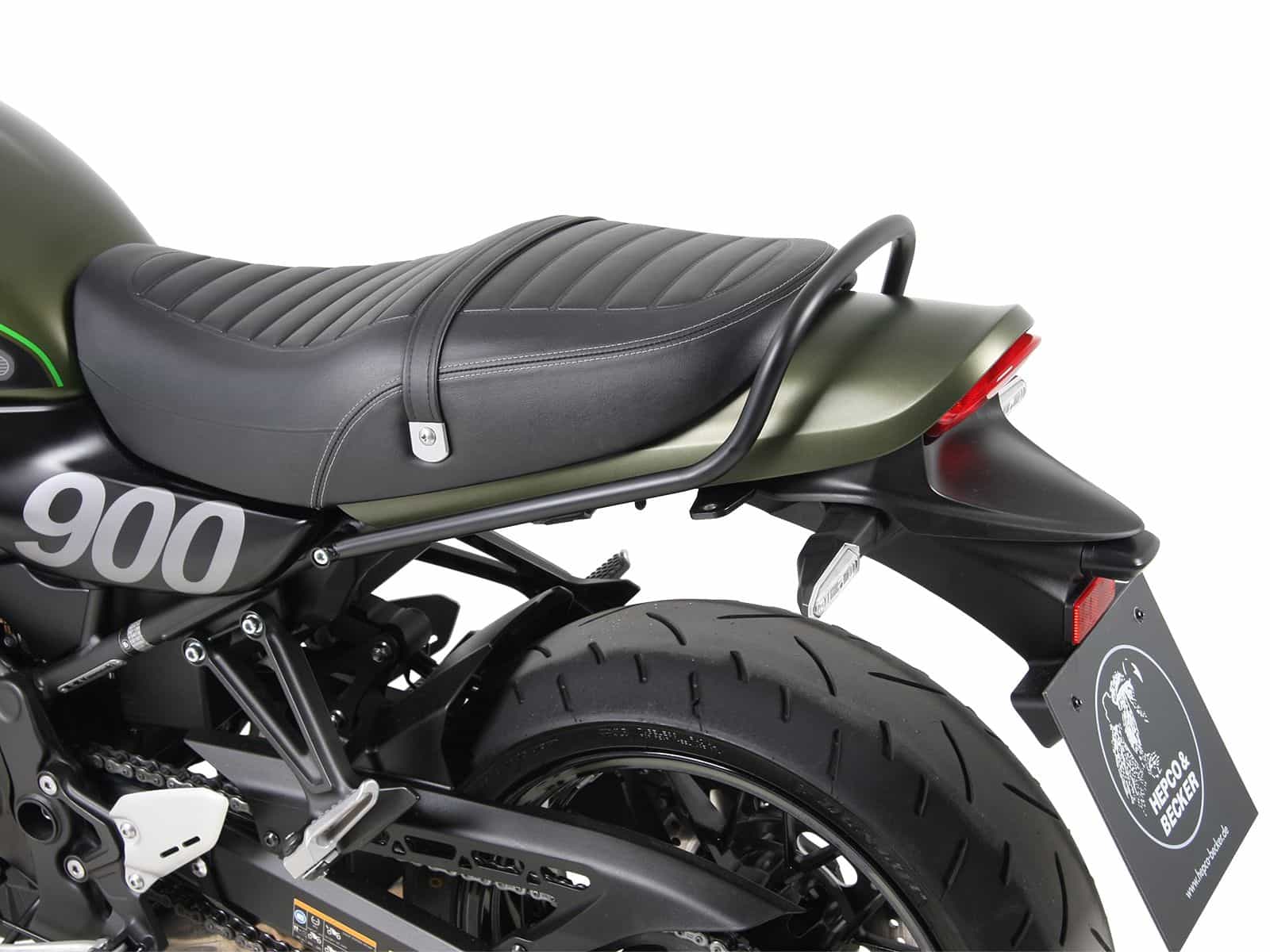 Passagiershandgreep zwart voor Kawasaki Z 900 RS /SE /Black Ball Edition (26-) Hepco & Becker