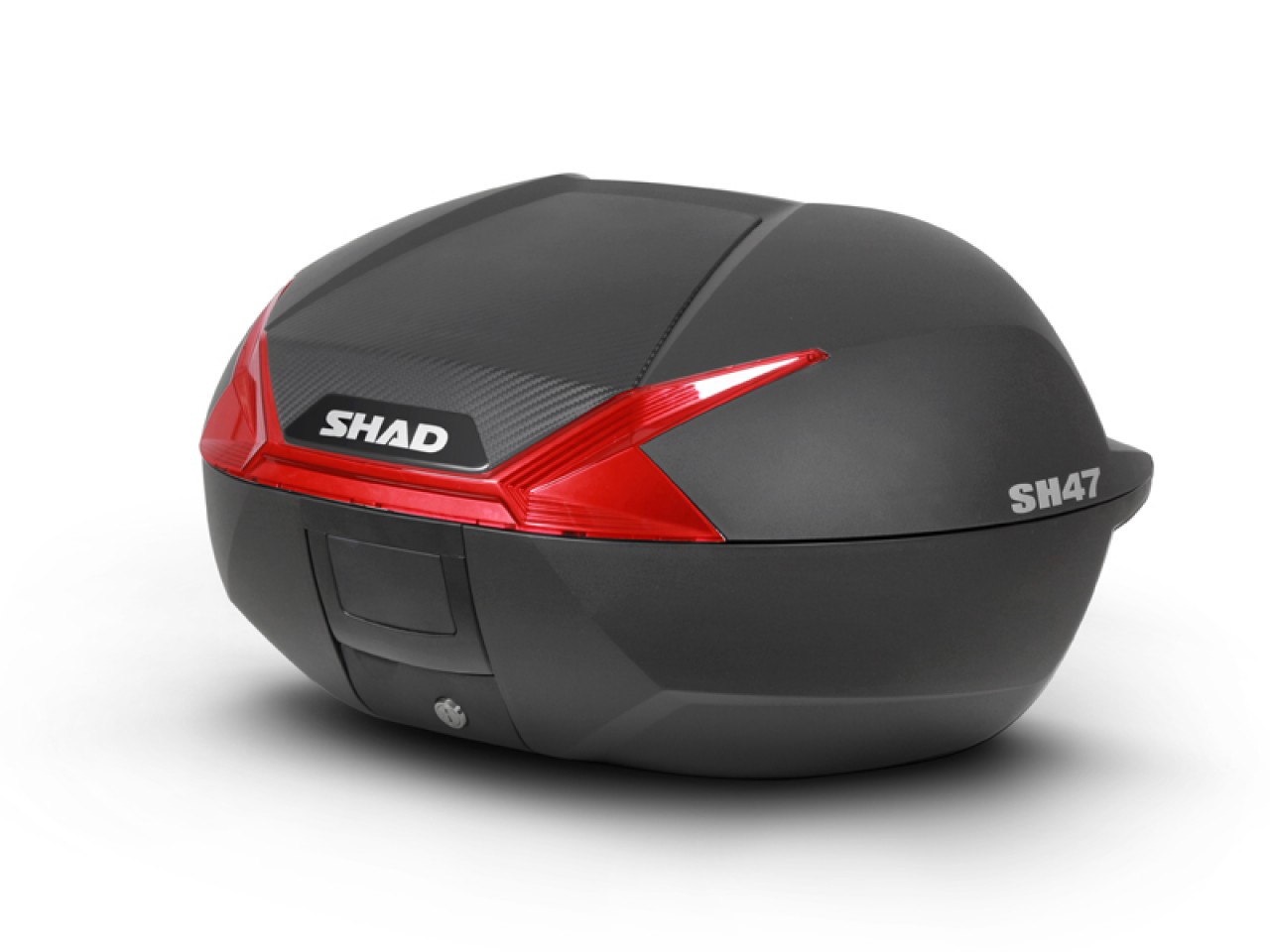Shad Top Case SH47 met rode reflector, 47l
