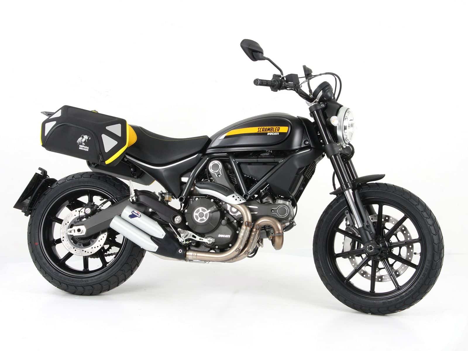 C-Bow zijdrager zwart voor Ducati Scrambler 800 (15-18) Hepco & Becker