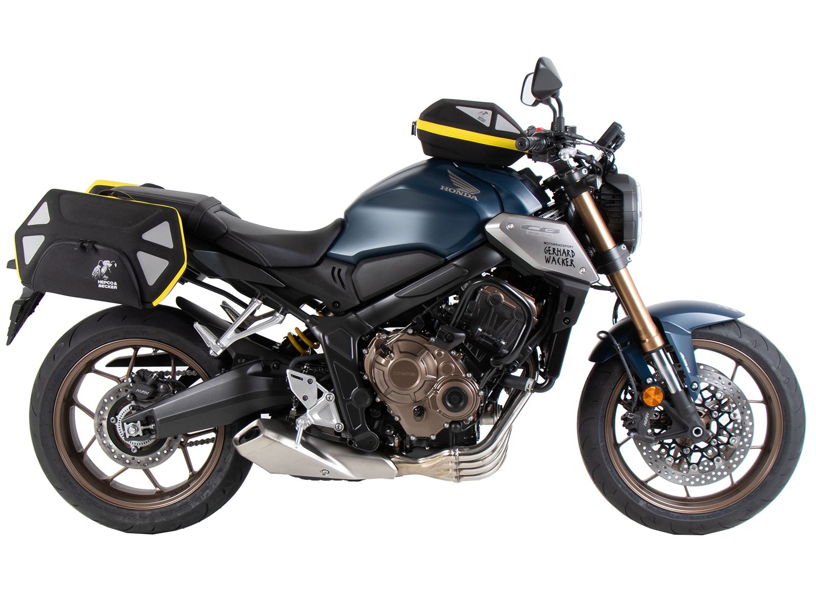 C-Bow zijdrager zwart Honda CB 650 R (21-23) Hepco & Becker