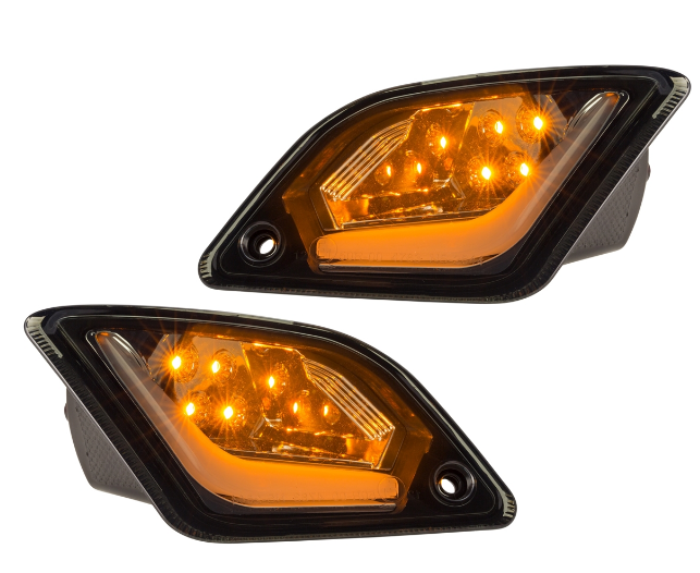 Richtingaanwijzerset voor & achter voor Vespa GTS/GTS Super/GTV 125-300cc ('14-), getint