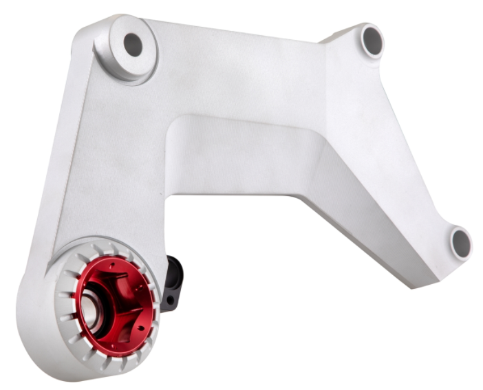 Zwenkarm voor race-uitlaat, achteraan voor Vespa GTS/GTS Super/GTV 125-300cc met ABS, zilver