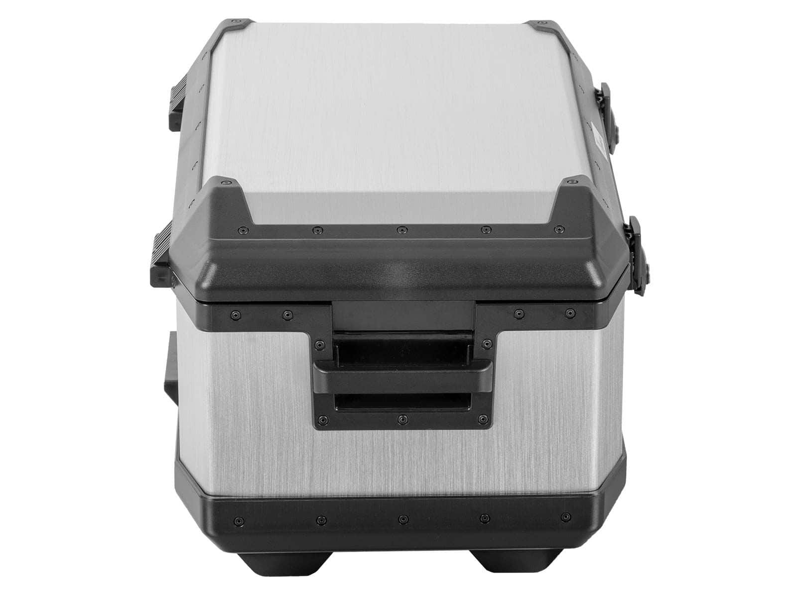 Aluminium topkoffer Xplorer 60 liter zilver Hepco & Becker