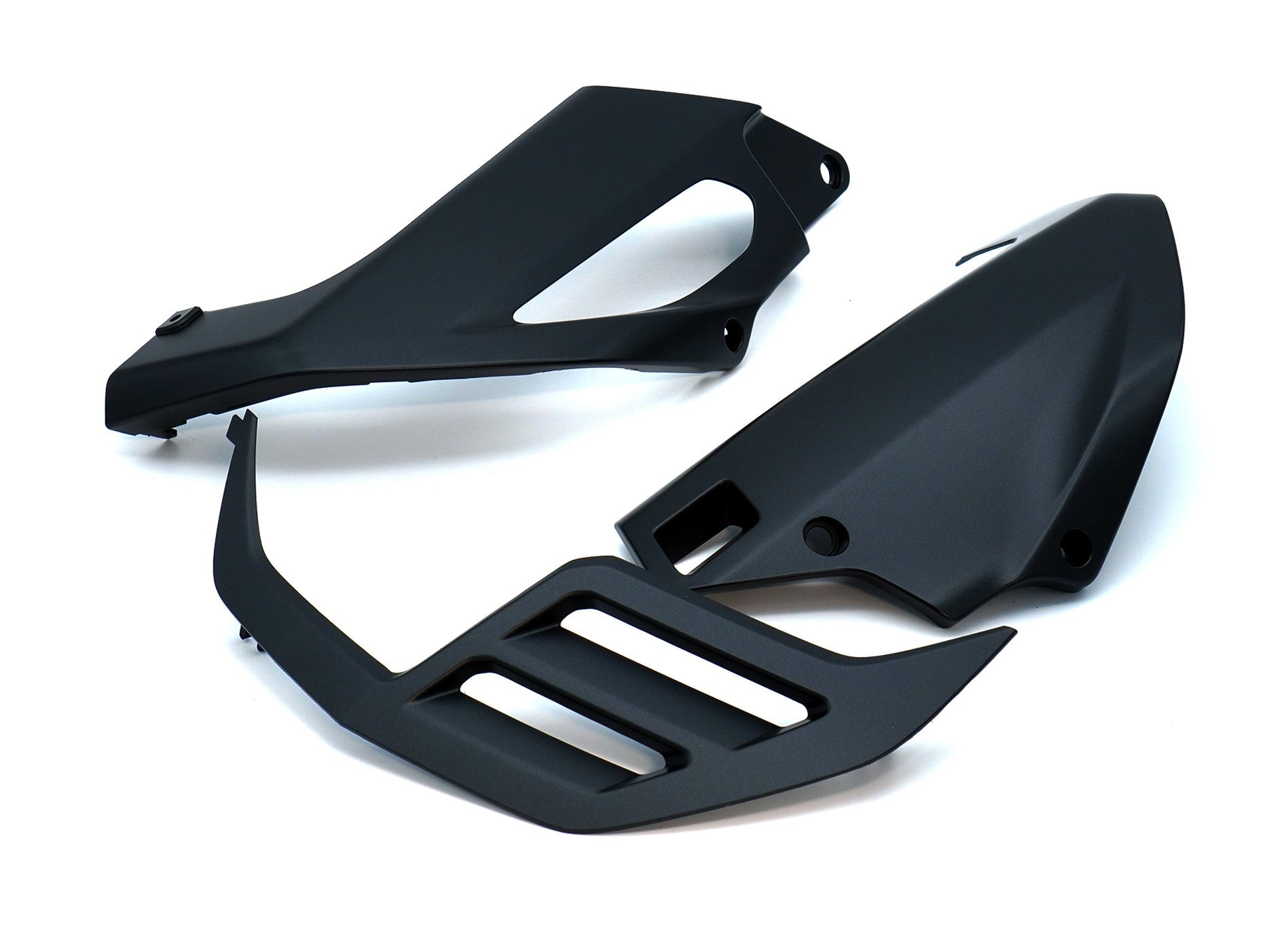 Boegspoiler zwart voor Honda CB650R (Bj.19-)