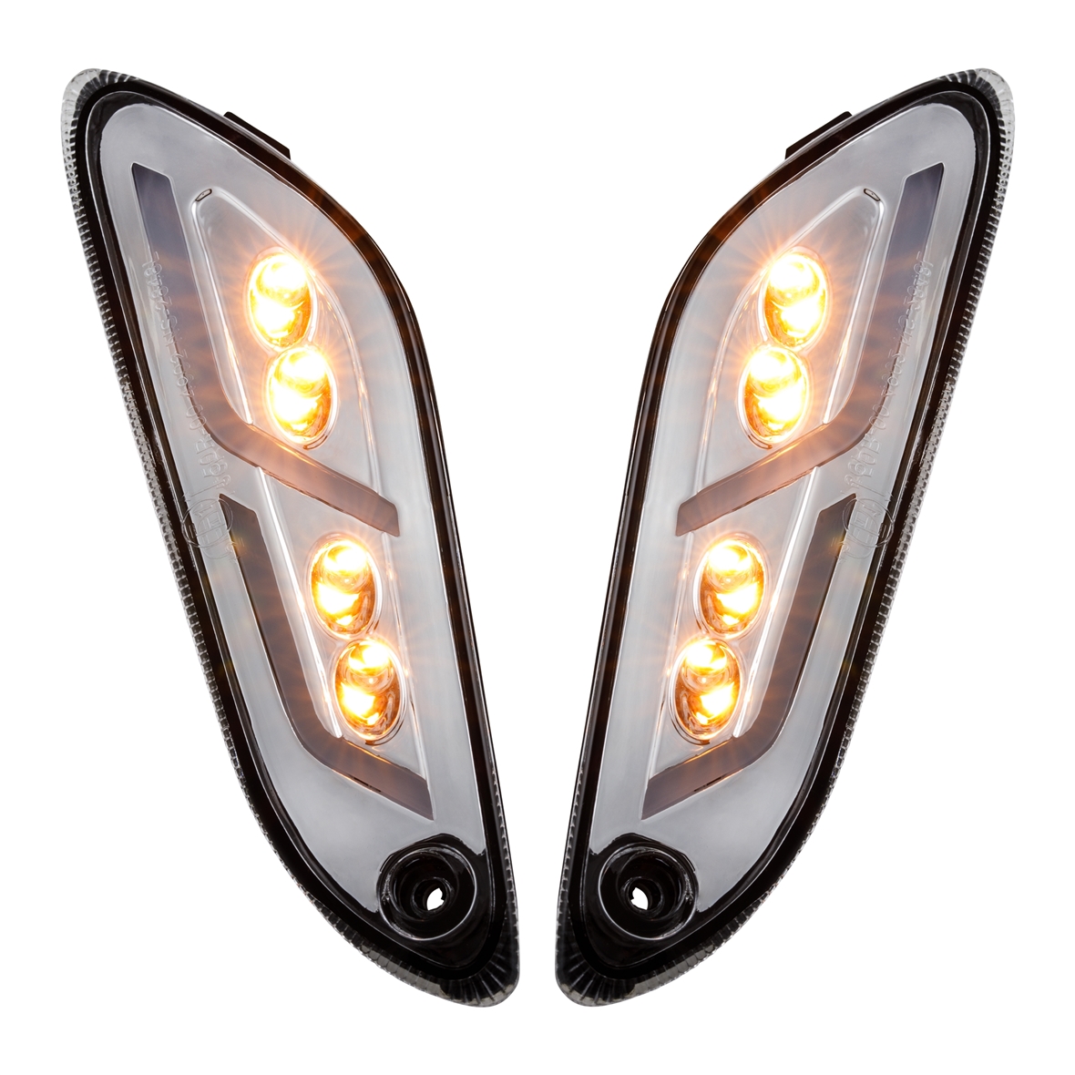 Richtingaanwijzer kit achter links / rechts LED duidelijk voor Vespa Primavera / Sprint 125-150cc SIP Style