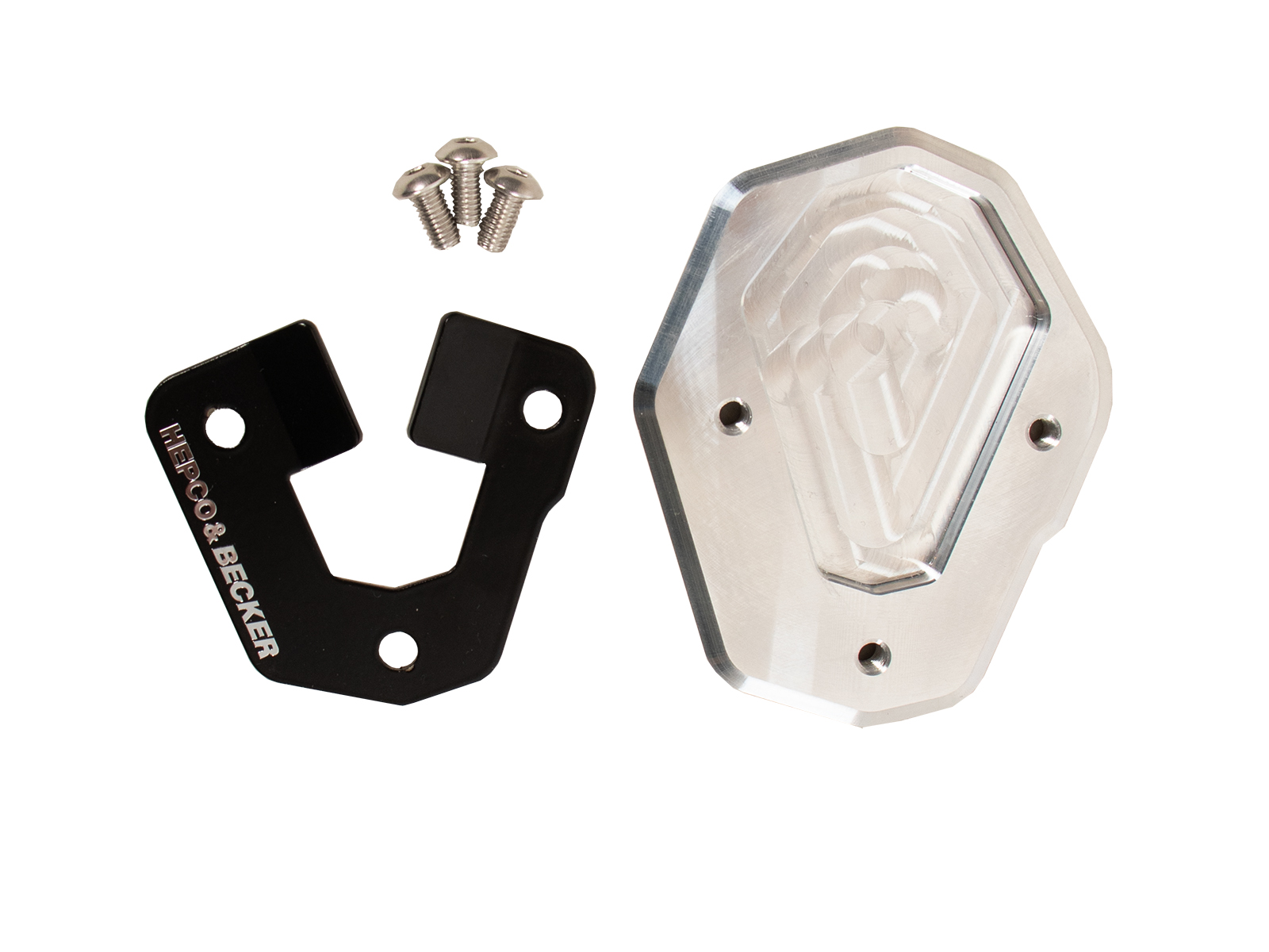 Zijstandaardplaat voor BMW F 900 GS (24-) Hepco & Becker