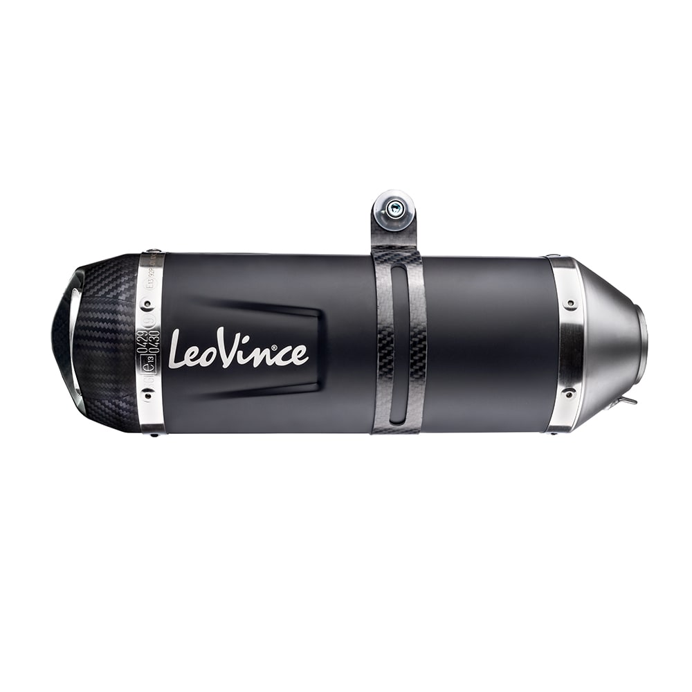 LeoVince compleet systeem LV One Evo voor Kawasaki Ninja /Versys /Z 650 , zwart, E-keurmerk