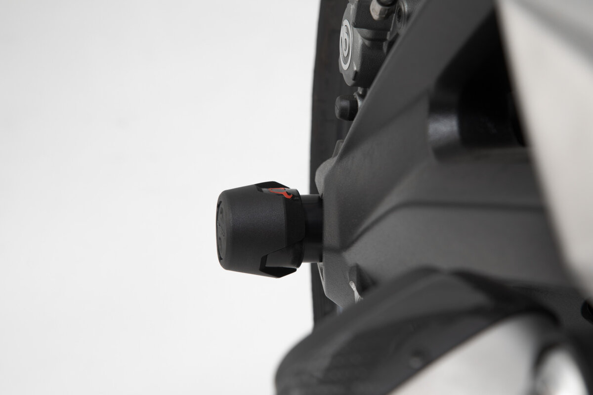 SW-Motech Crashpad kit voor achteras zwart voor Triumph Street Triple, Daytona - SW Motech
