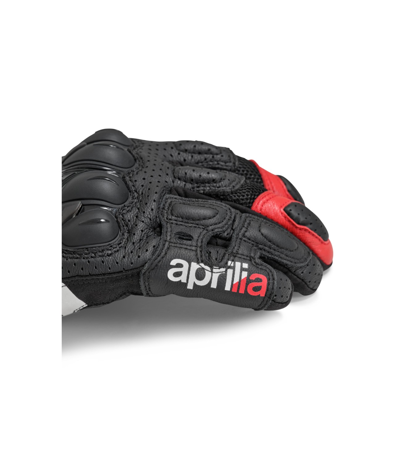 Aprilia lange leren handschoenen Throttle van Alpinestars