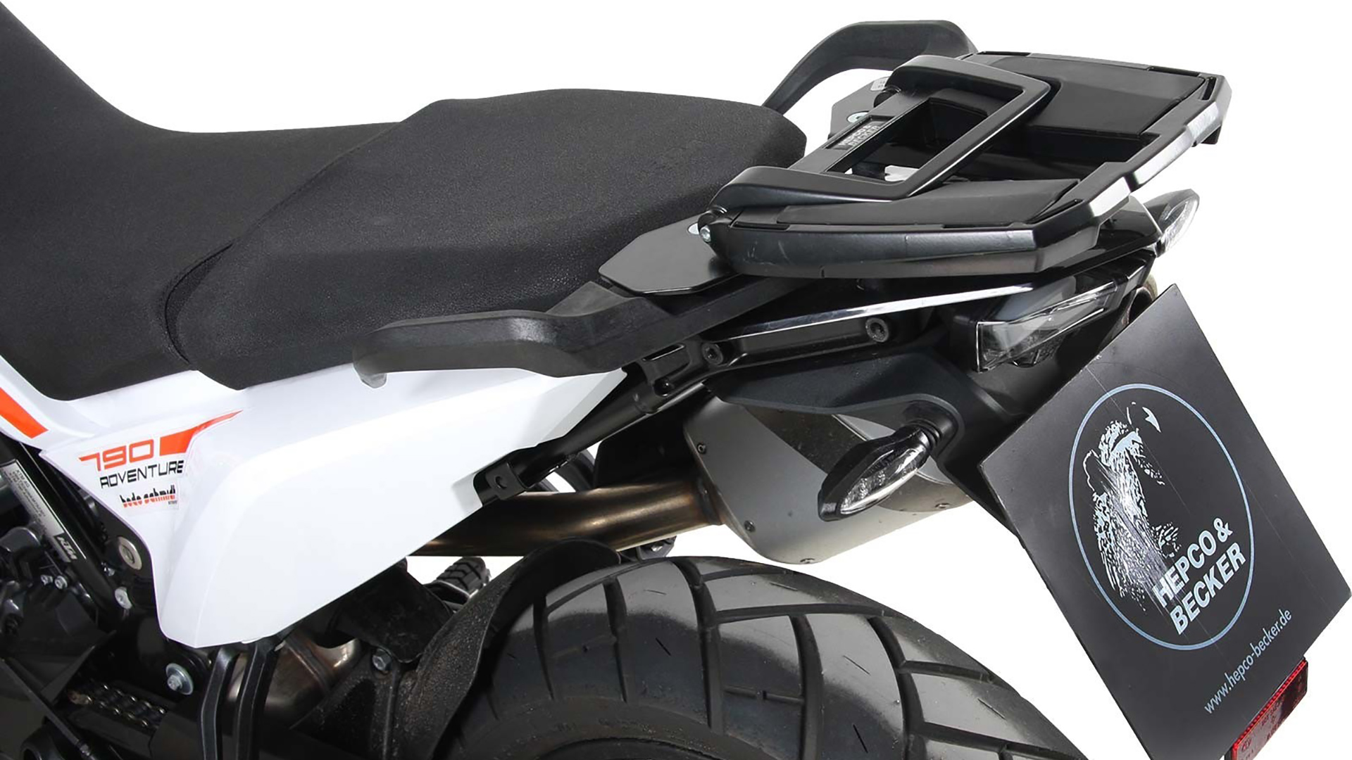 Easyrack topkofferdrager voor origineel bagagerek KTM 890 Adventure (21-) Hepco & Becker