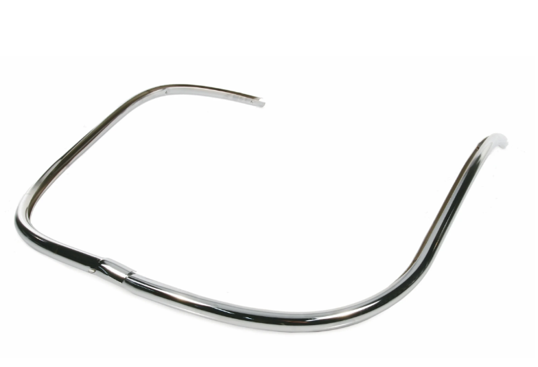 Monobuis beenbeschermer CUPPINI voor Vespa PX 80-200ccm, chroom