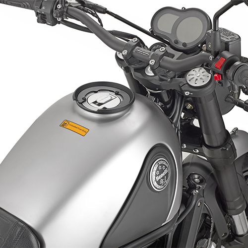 Tankbevestiging voor TANKLOCK tanktassen voor Benelli 502 C (Bj.19-) Givi