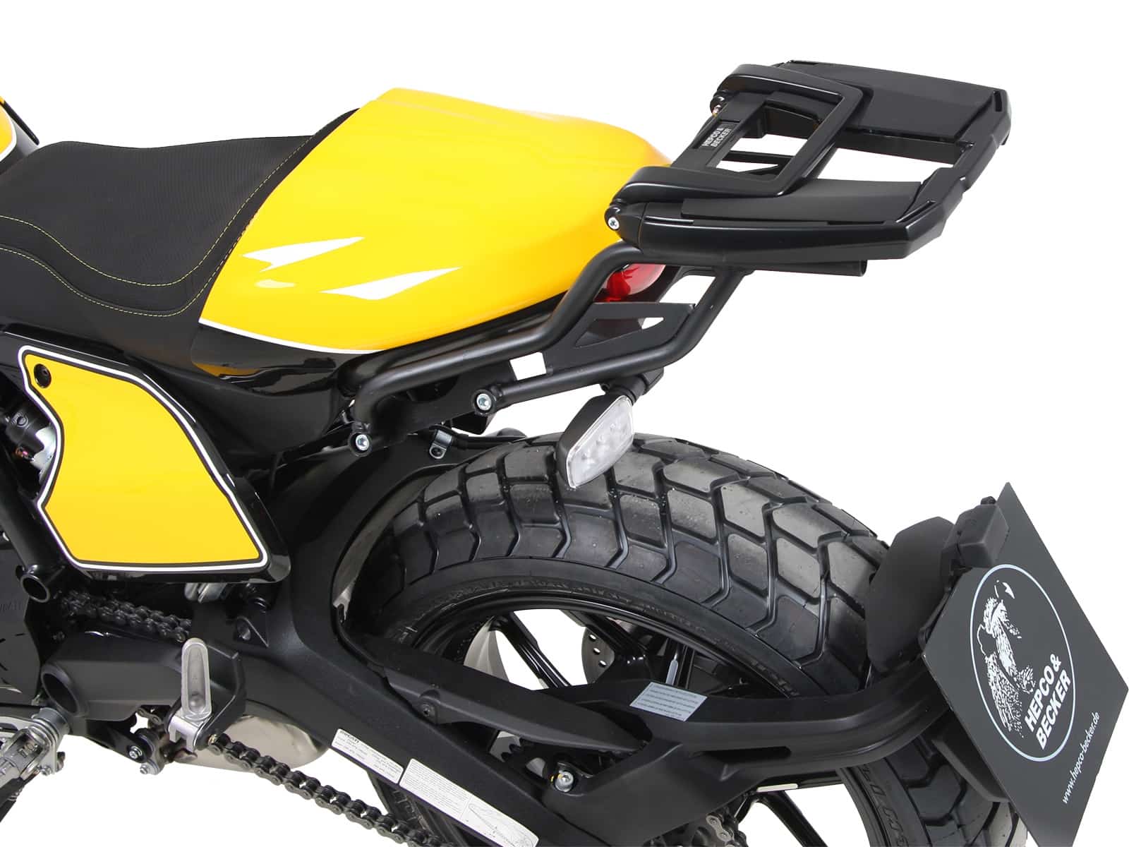 Easyrack topkoffer zwart voor Ducati Scrambler 800 (19-22) Hepco & Becker