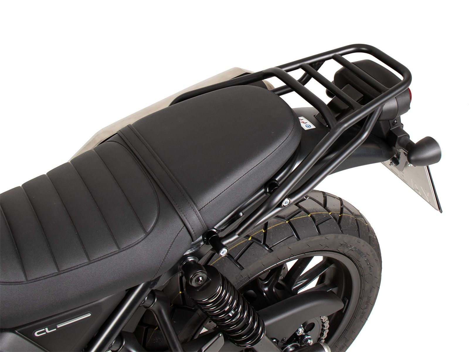 Buisvormig bagagerek zwart voor Honda CL 500 Scrambler (23-) Hepco & Becker