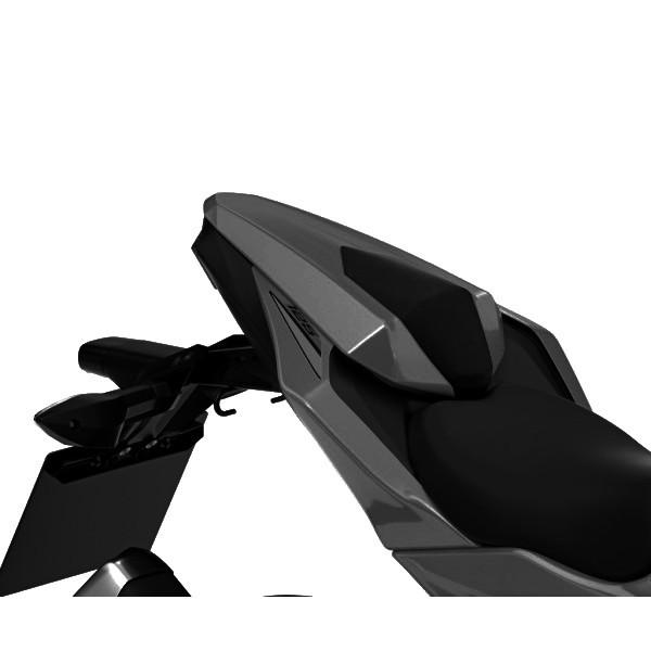 Bekleding achterzadel "660 Metallic Spark Black" voor Kawasaki Ninja /Z 125