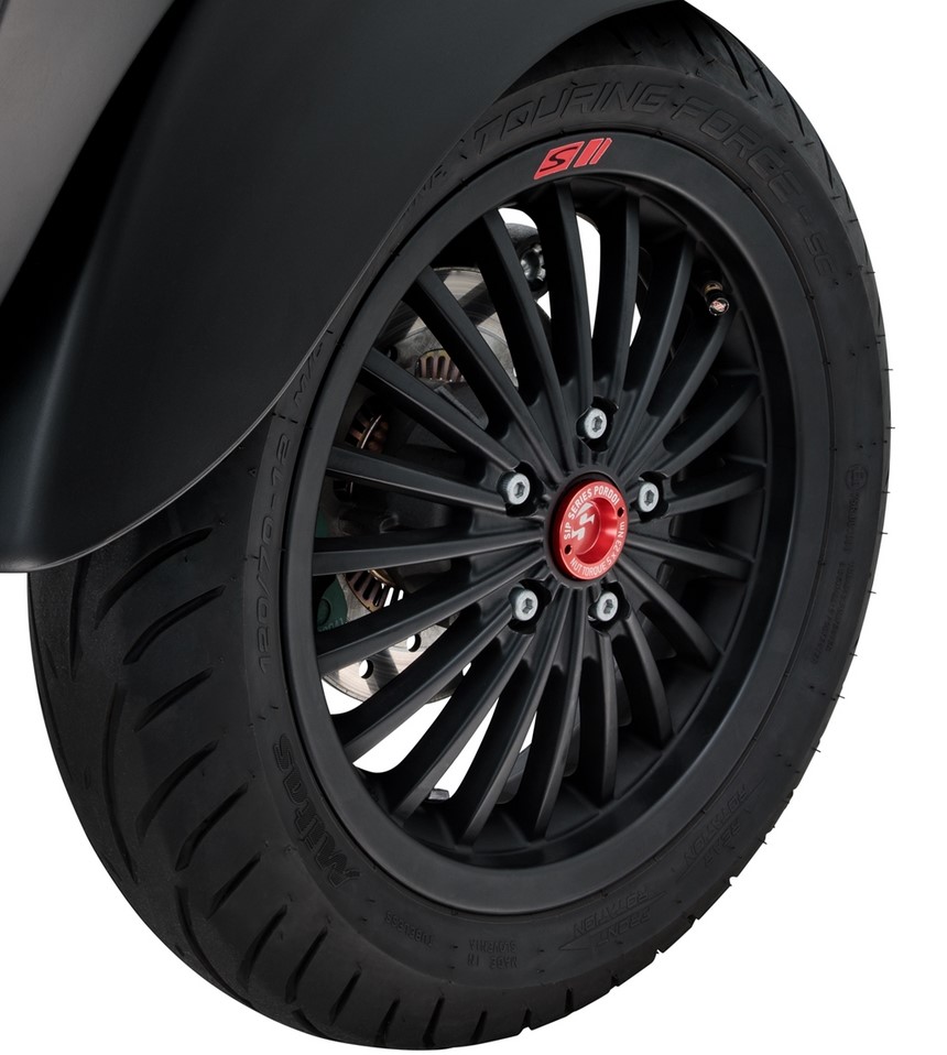 Stofhoes 13" velg voorzijde voor Vespa GTS/GTS Super/GTV/GT 125-300cc, rood