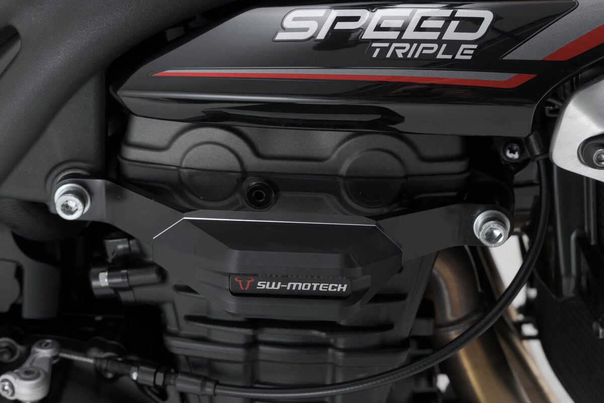 SW-Motech crashpad kit zwart voor Triumph Speed Triple 1200 RR /RS