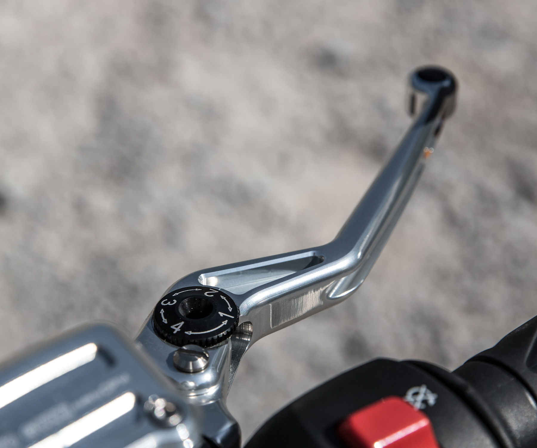 Remhendel, aluminium, rechts voor Moto Guzzi V7 III / V7 850