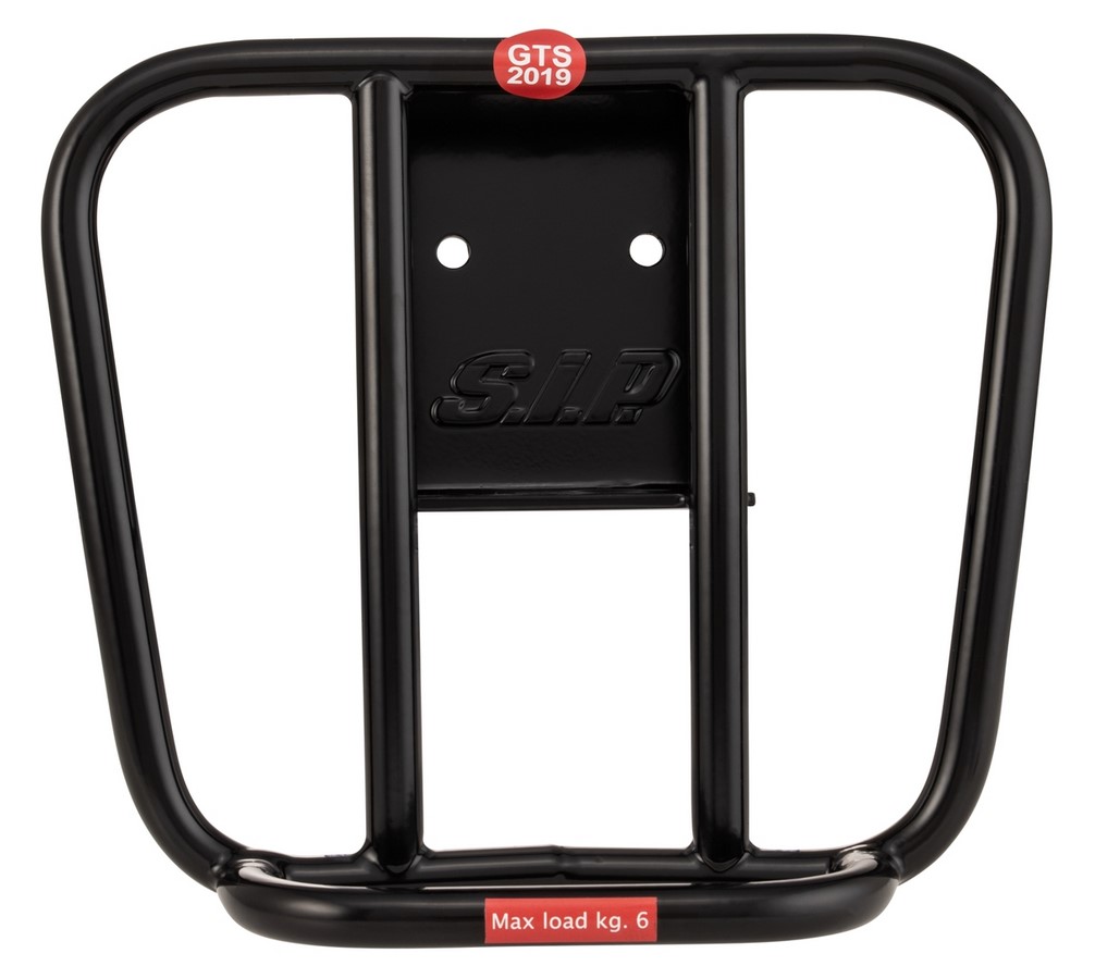 Bagagerek achteraan 70's voor Vespa GTS / GTS Super HPE 125-300 ('19-), zwart glanzend