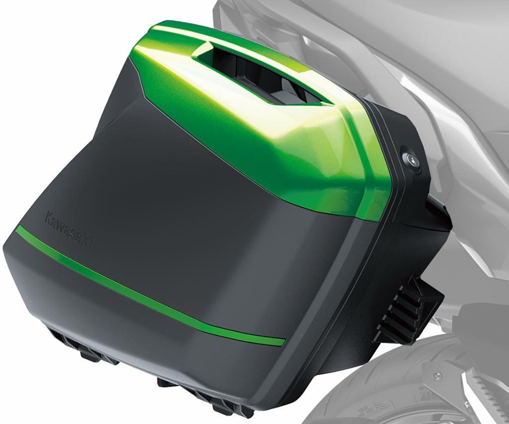Zij kofferset 2 x 28L Origineel Kawasaki