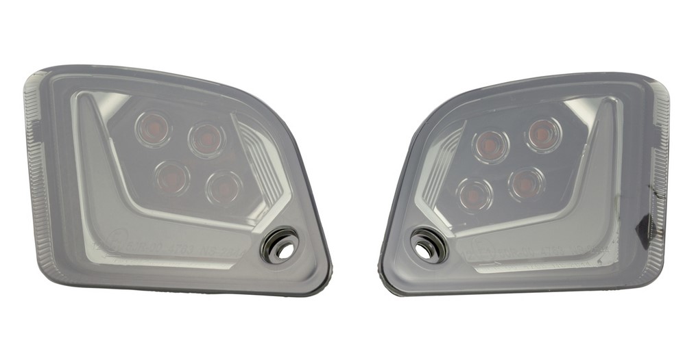 Richtingaanwijzerset voor & achter voor Vespa GTS/GTS Super/GTV/GT 60/GT/GT L ('03-'13), getint