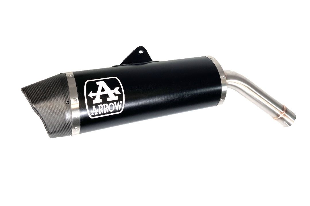 ARROW MAXI RACE TECH uitlaat voor BMW F850GS 2018-, aluminium, zwart