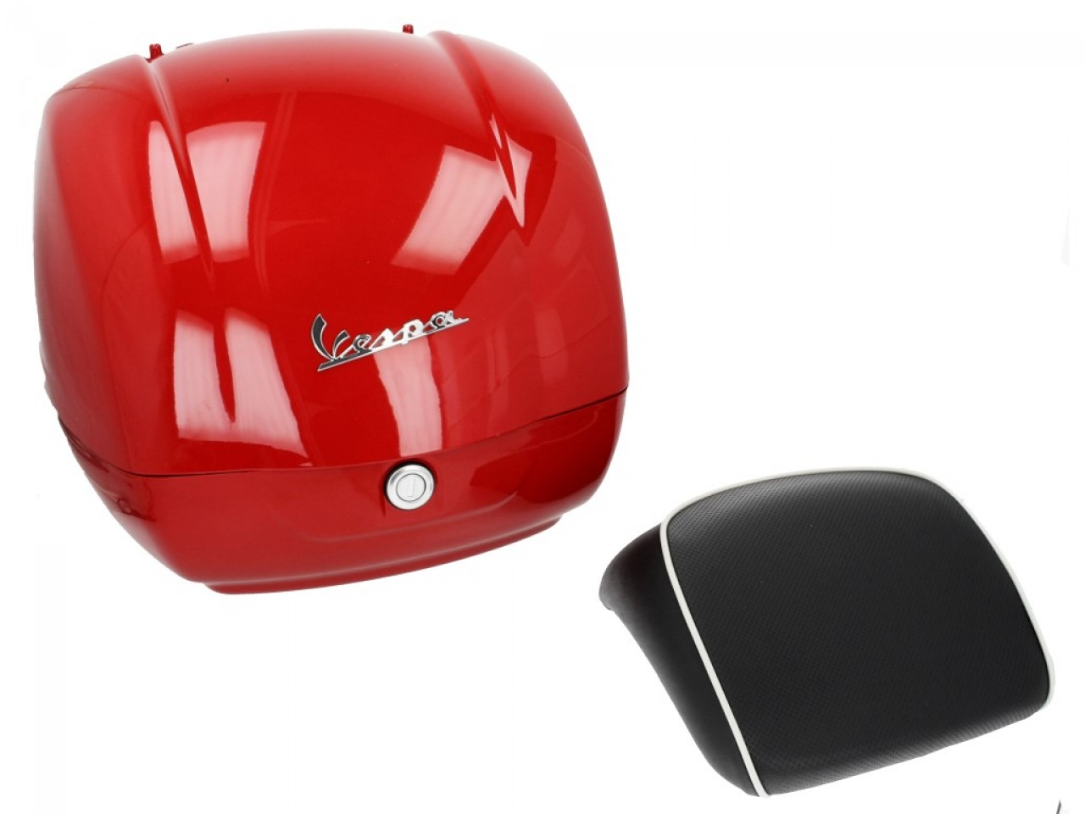 Originele topkoffer voor Vespa GTS - R7 Red Dragon Passione 894 36L My 19