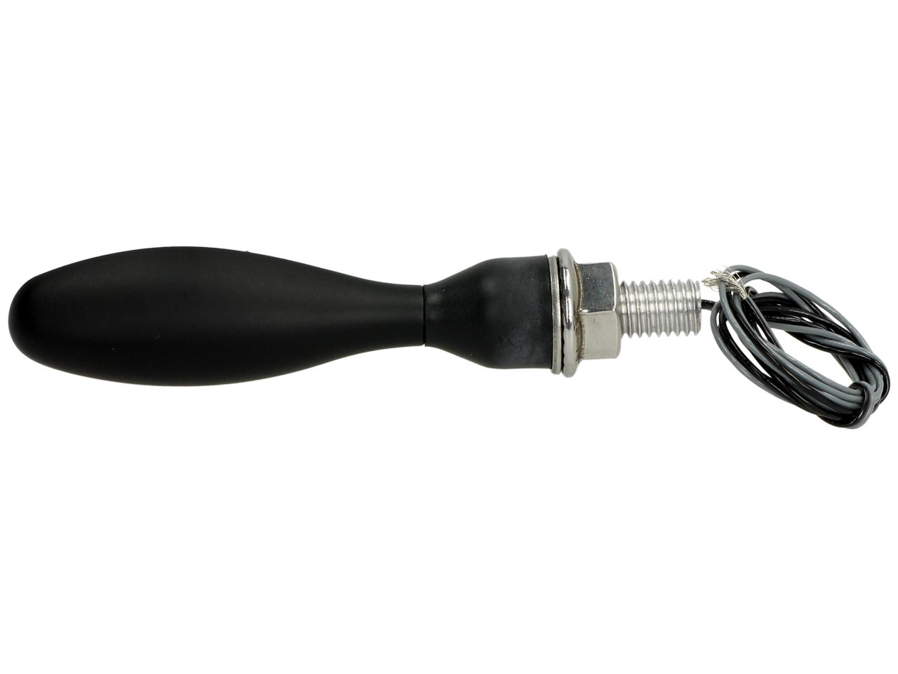 Kellermann-indicator, Micro 1000 Extreme, staal, LED, V/H, L/R, 12 V, zwart gesatineerd, M8x20