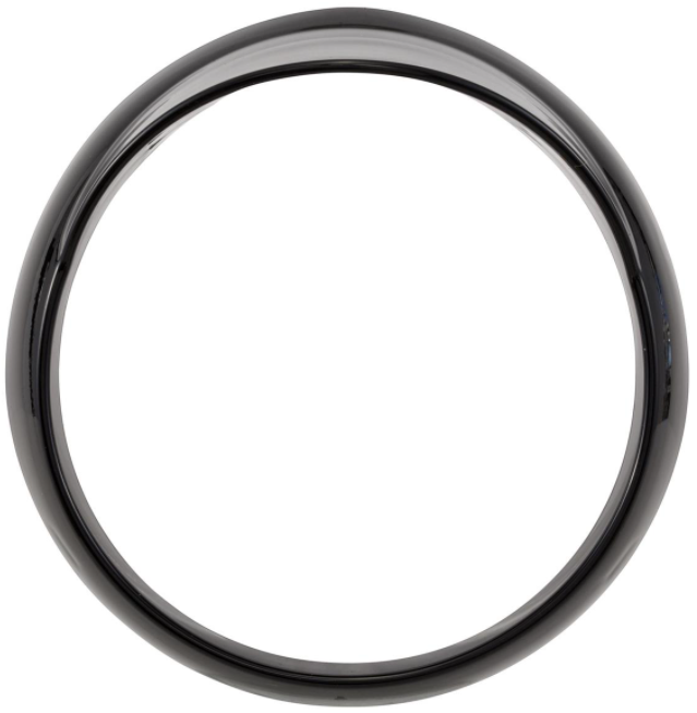 Lamp ring voor Vespa Primavera 50-150cc 2T/4T, glanzend zwart