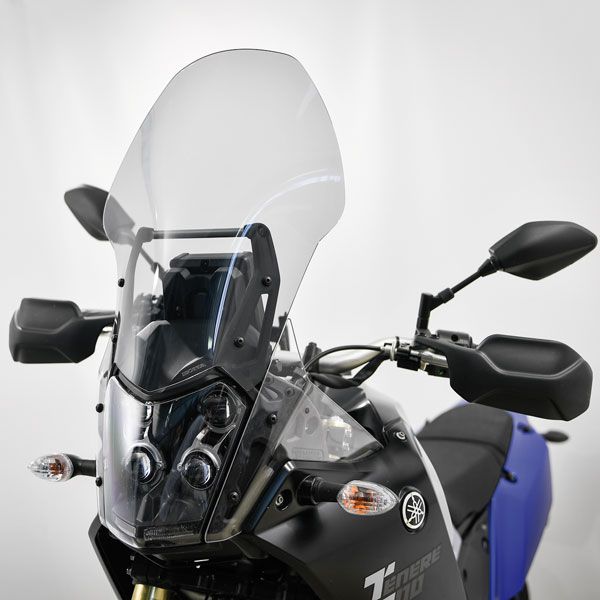 Extra hoog windscherm smoke grijs voor Yamaha Ténéré 700 (19-24)