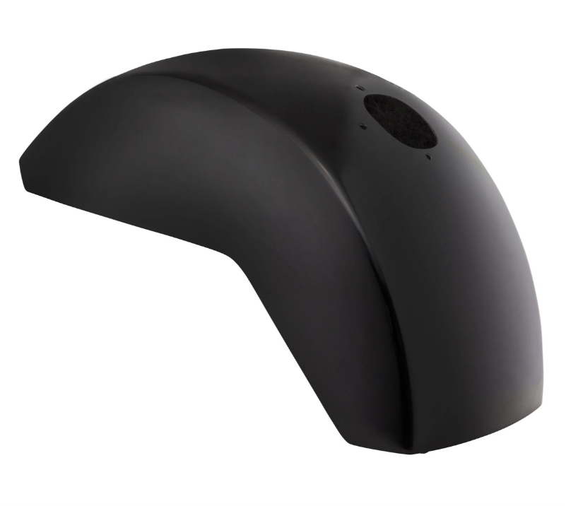 Spatbord EVO II voor Vespa PX 80-200ccm, GFK, zwart