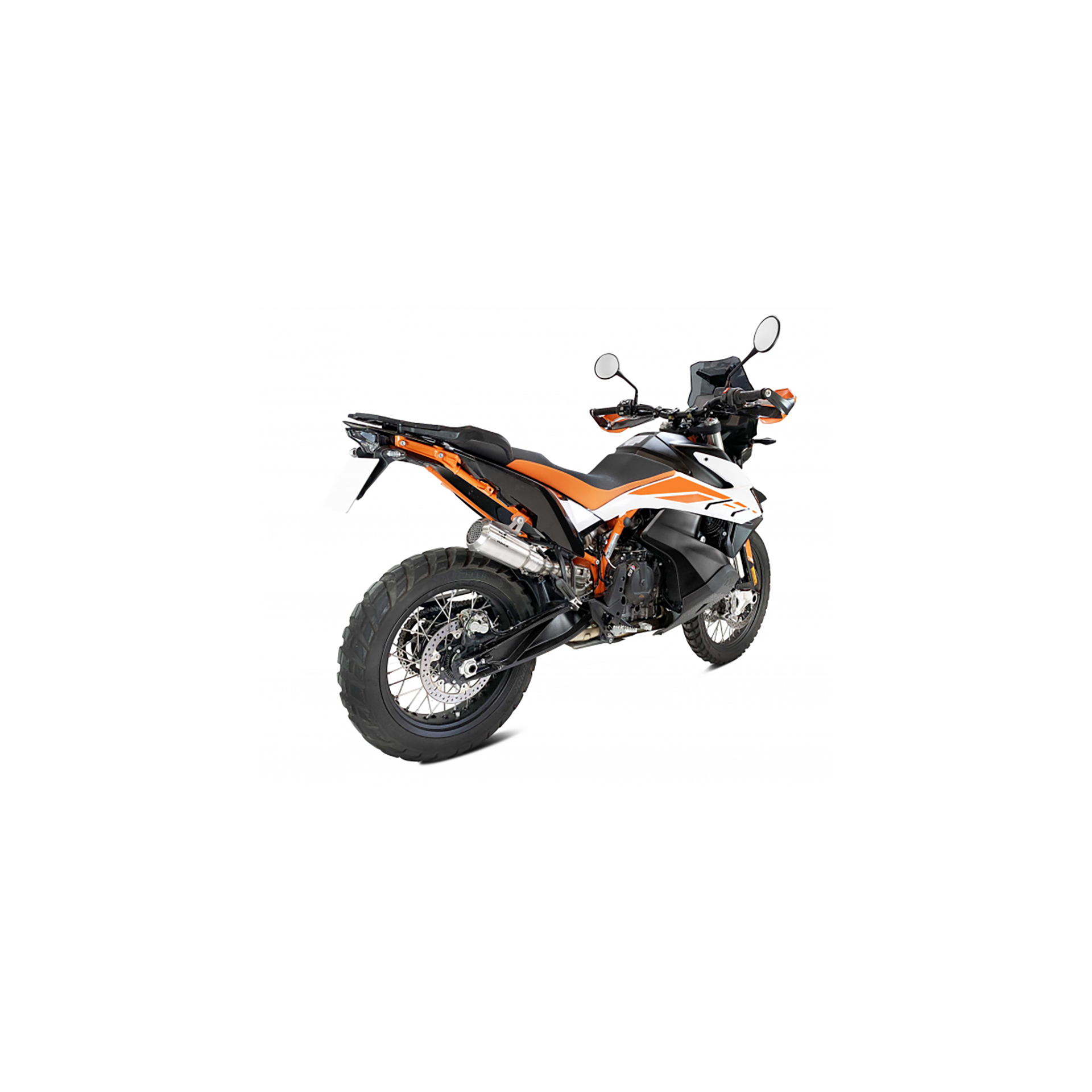 IXRACE MK2 achterdemper KTM 790 /890 Adventure, roestvrij staal, E-keur, Euro4+5