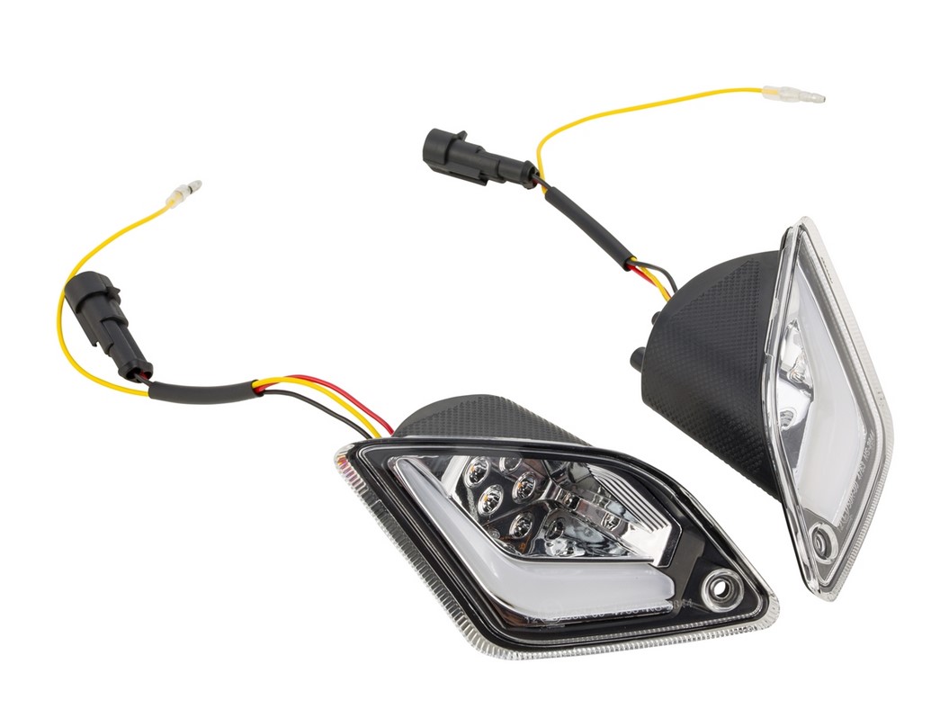 Richtingaanwijzerset achter links/rechts voor Vespa GTS/GTS Super/GTV/GT 60/GT/GT L ('03-'13), helder