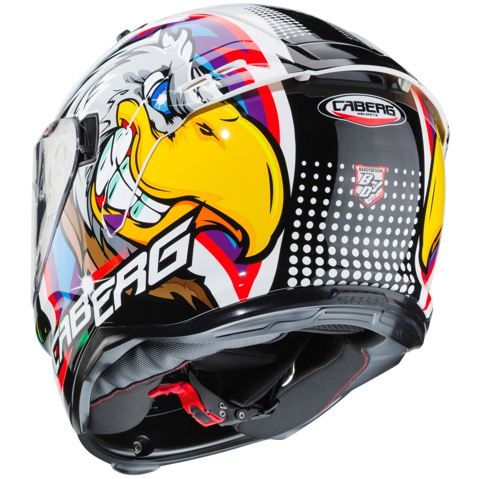 Caberg Helm Avalon Hawk, wit/zwart-blauw