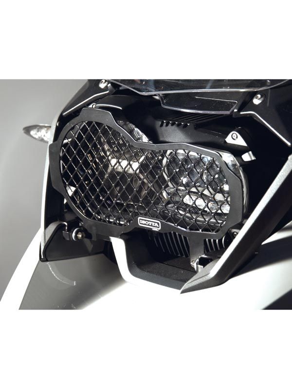 Inklapbare koplampbeschermer voor BMW R 1200 GS LC (13-16), zwart