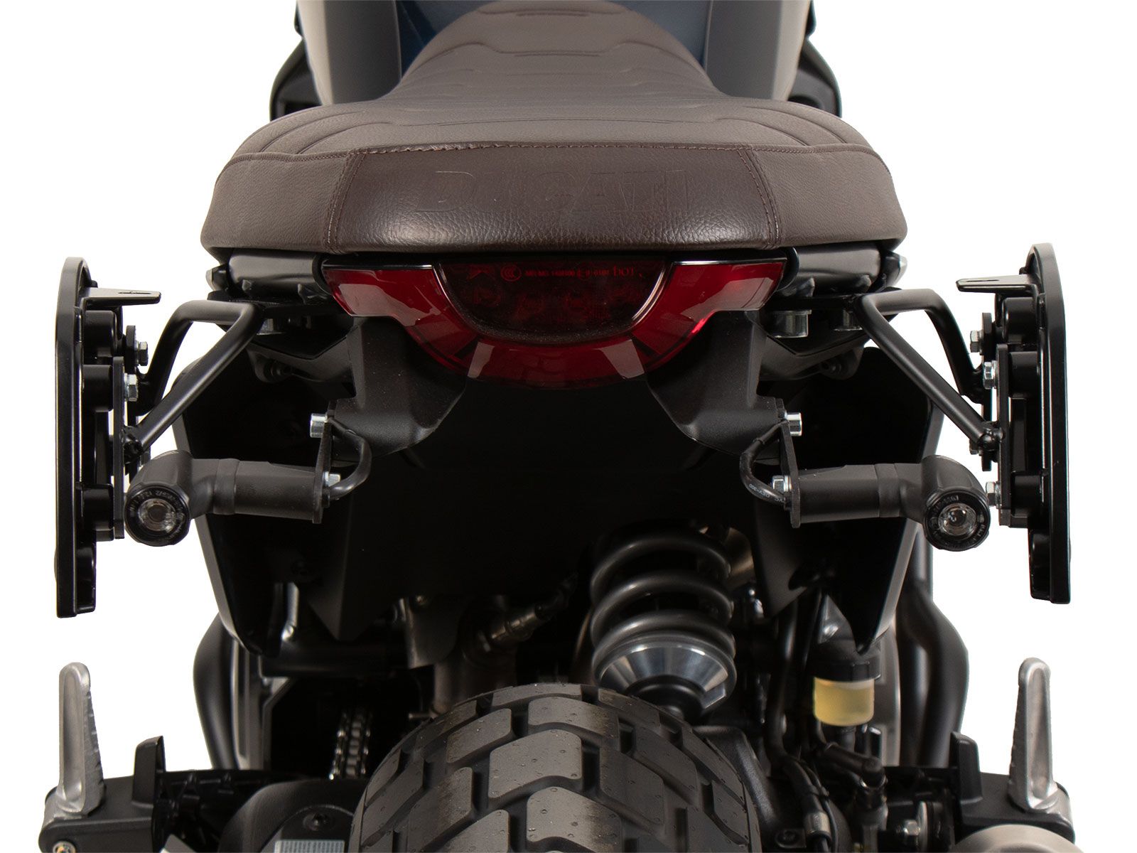 C-Bow zijdrager zwart voor Ducati Scrambler 800 Nightshift /Full Throttle (23-) Hepco & Becker