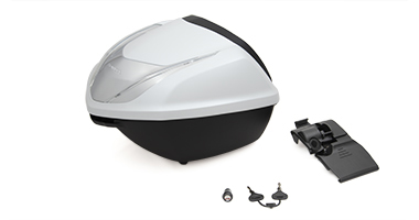 Topkoffer 35l (Mat Pearl Cool White) voor Honda SH 150i (20-) Origineel