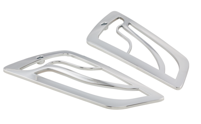 Richtingaanwijzerrooster rechts en links, vooraan voor Vespa GTS/GTS Super/GTV/GT 60/GT/GT L, chroom
